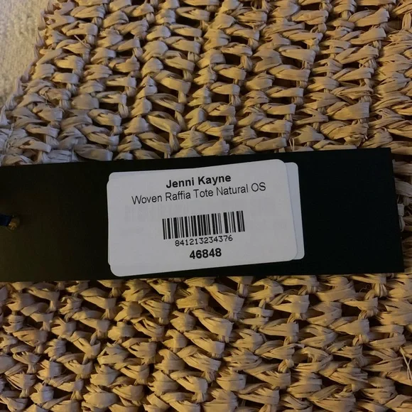 Jenni Kayne Tan Woven Tote Bag - Picture 7 of 8